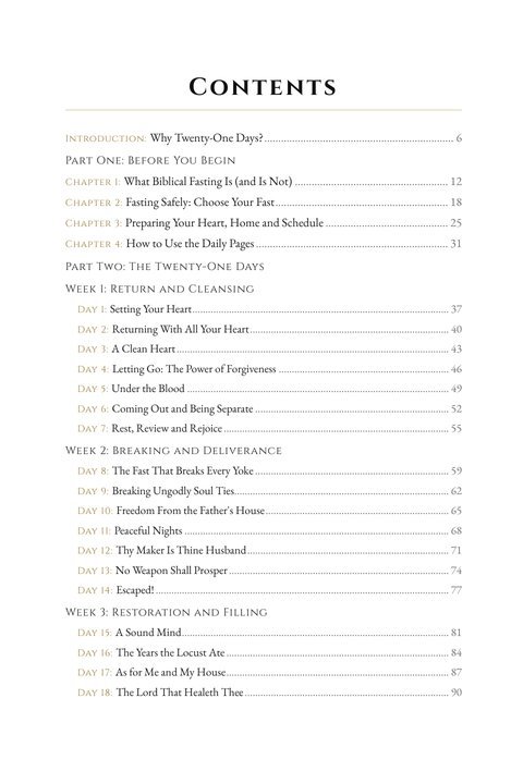 Contents page