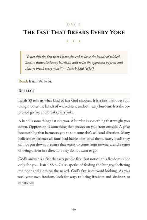 Day 8 sample page
