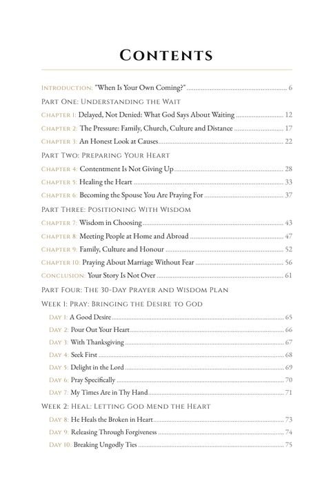 Contents page