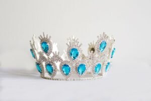 Jewelled queen's crown on a white background – the Esther fast and Queen Esther's courage