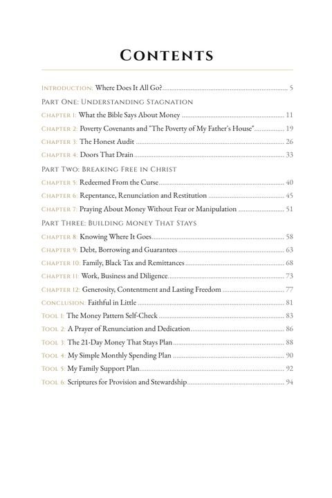 Contents page