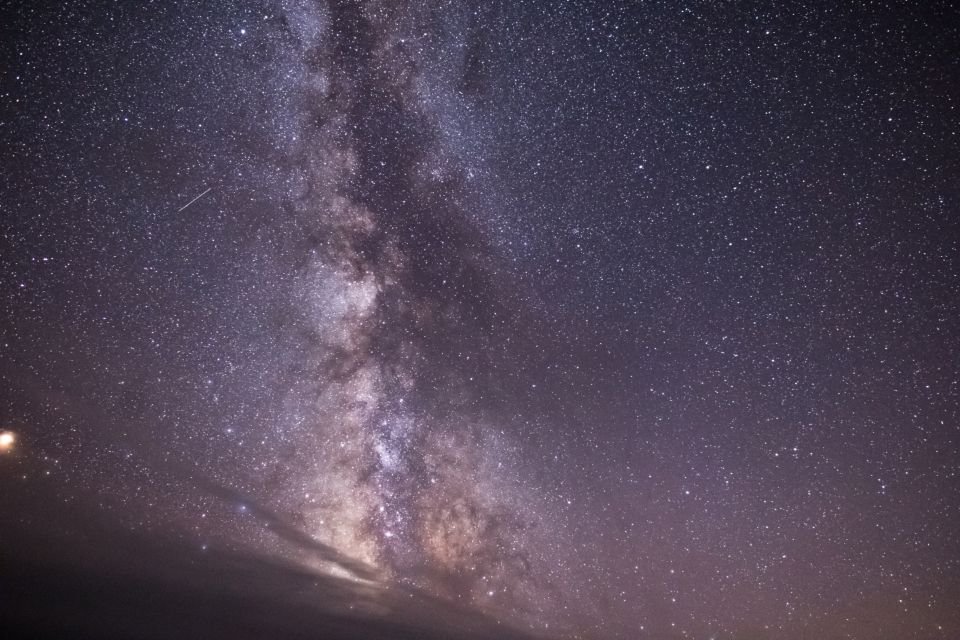Starry night sky with the Milky Way – dreams and visions of the night in the Bible